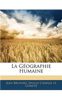 La Geographie Humaine