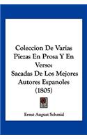 Coleccion De Varias Piezas En Prosa Y En Verso