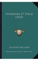 Itineraire D' Italie (1810)