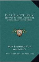 Die Galante Lyrik