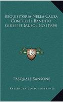 Requisitoria Nella Causa Contro Il Bandito Giuseppe Musolino (1904)