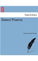 Select Poems.