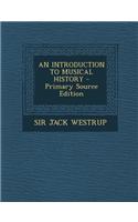 An Introduction to Musical History