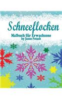 Schneeflocken Malbuch für Erwachsene