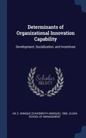 Determinants of Organizational Innovation Capability