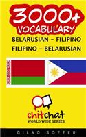 3000+ Belarusian - Filipino Filipino - Belarusian Vocabulary