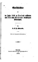 Geschichte der im Jahre 1586 zu Durlach eröffneten und 1724 nach Karlsruhe