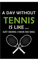 Life Without Tennis is Like