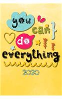 You can do everything 2020: Your personal organizer 2020 with cool pages of life - personal organizer 2020 - weekly and monthly calendar for 2020 in handy pocket size 6x9" with