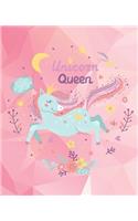 Unicorn Queen: Unicorn Notebook for Girls