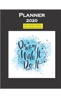 Planner 2020 Dream Wish It Do It quote
