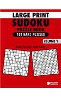 Large Print Sudoku Puzzle Book Hard