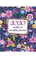 2020 Planner Weekly and Monthly: Calendar + Organizer Inspirational Quotes January 2020 through December 2020