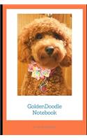 Goldendoodle Notebook: 6x9 inch blank lined journal or diary for your snuggle dog