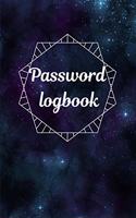 Password Logbook: Personal internet password keeper and organizer.