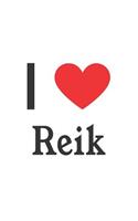 I Love Reik: Reik Designer Notebook