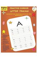 Practice Cursive Letter Tracing: Handwriting Printing Exercise for Beginners