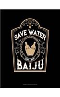 Save Water Drink Baiju: Cornell Notes Notebook(63 Cornell Notes Notebook)