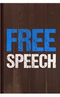 Free Speech Journal Notebook