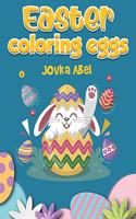 Easter coloring eggs