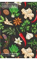Herbs and Spices Lined Journal