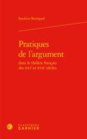 Pratiques de l'Argument