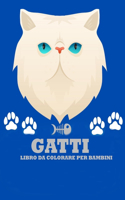 Gatti libro da colorare per i bambini