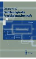 Einf Hrung in Die Produktionswirtschaft