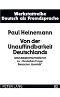 Von Der Unauffindbarkeit Deutschlands