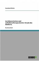 Lerntheoretischer und verhaltenstherapeutischer Ansatz des Stotterns