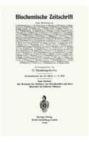 Zur Kenntnis Der Synthese Von Eiweißstoffen Und Ihrer Bausteine Bei Höheren Pflanzen