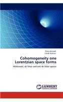 Cohomogeneity one Lorentzian space forms