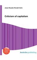 Criticism of Capitalism