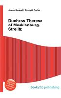Duchess Therese of Mecklenburg-Strelitz
