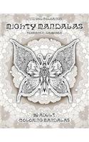 Vivid Owl Coloring's Mighty Mandalas