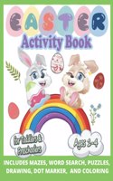 Funny & Happy Easter Coloring and Activity Book for Toddlers and Preschoolers gift