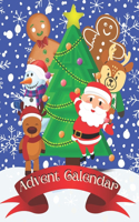 Advent Calendar: Coloring Book - Countdown to Christmas for Kids, Toddlers and Preschoolers