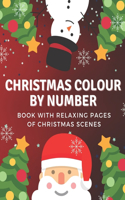 Christmas Colour By Number Book With Relaxing Pages Of Christmas Scenes: Fun Activity - Blessing Xmas Tree, Santa Claus, Snowman & Other Cute Stuff Coloring - Gift Idea for Christmas