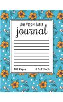 Low Vision Paper Journal