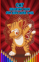 Cat Coloring Book For Kids Ages 8-12
