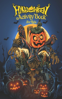 Halloween Activity Book for Kids