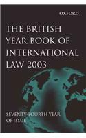 The British Year Book of International Law 2003