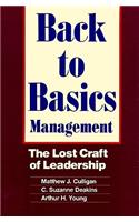 Back to Basics Management