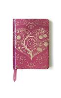 Wild Pink Hearts. (Contemporary Foiled Journal)