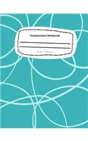 Composition Notebook: 7.44 x 9.69, 18.90 x 24.61cm - Wide Rule School Notebook Journal