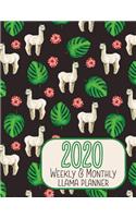 2020 Weekly & Monthly Llama Planner