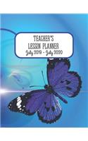 Teachers Lesson Planner July 2019 - July 2020.