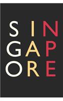 Singapore Gift - Colorful Singapore Journey Diary - Singapore Notebook - Singapore Travel Journal