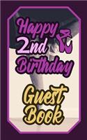 Happy 2nd Birthday Guest Book