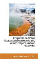 Fragmenta de Viribus Medicamentorum Positivis